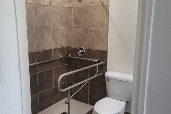 landmark assisted living shower
